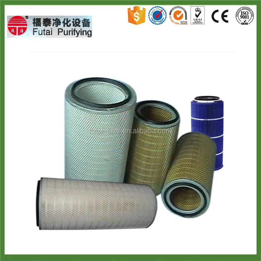 Polyurethane Cover Series Industrial Dust Filter Cartridge