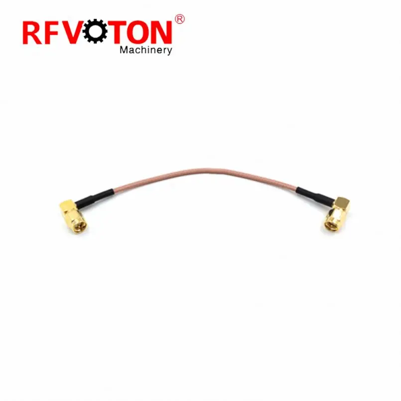 Sma Мужской прямым углом к sma мужчины прямым углом для rg316 РФ Пигтейл антенны расширением кабельные сборки