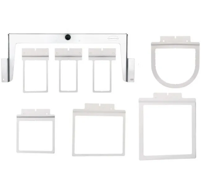 Hot selling 7 in 1 kit Fast Metal Frame Embroidery Hoop for SWF 445mm Embroidery Accessories