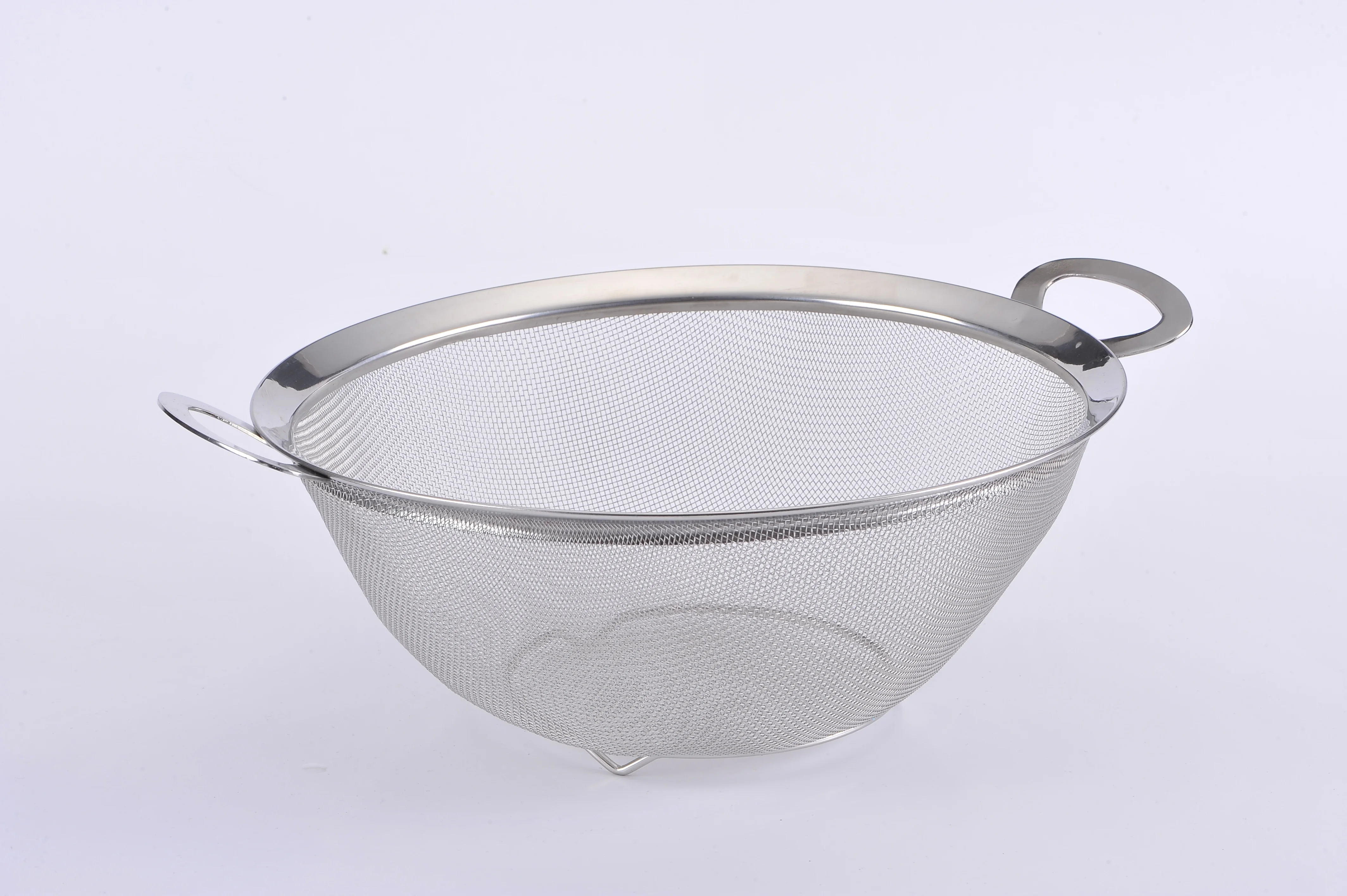 
Stainless steel mesh colander set for kitchen 