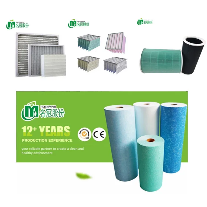 Laminated Glass Fiber Filter Media, oil filter Paper roll