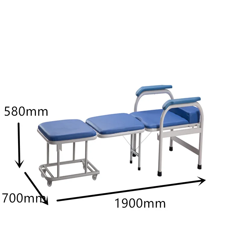 Hospital Used Ss Metal 3-Part Leather Clinical Waiting Room Medical Chairs Patient Waiting Seats Armchairs for Sale