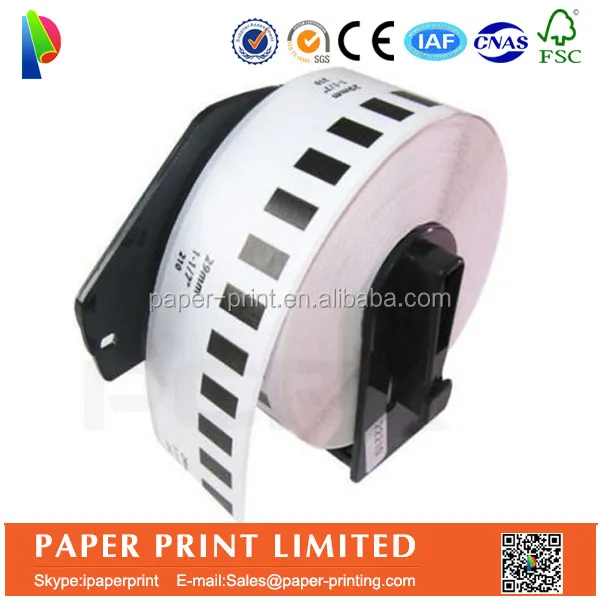 Compatible dk rolls dk2210 dk22210 continuous length labels for ql-720nw