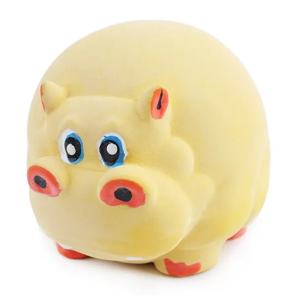 
animal shaped dog squeaky rubber ball 