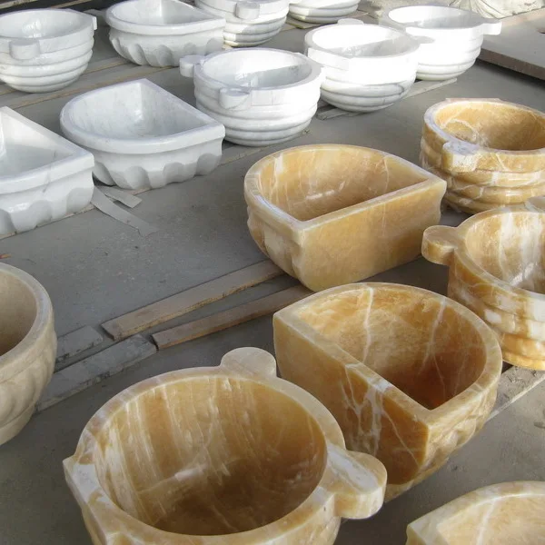 
Marble Sinks for Hammam Project 