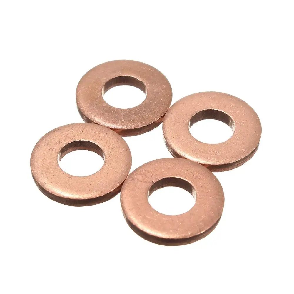 Din 125 Flat Round Brass Gasket Shim Copper Sealing Washer
