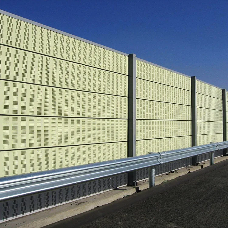 PC sound noise barrier railway barrier singapore temporary noise barrier anti noise panel