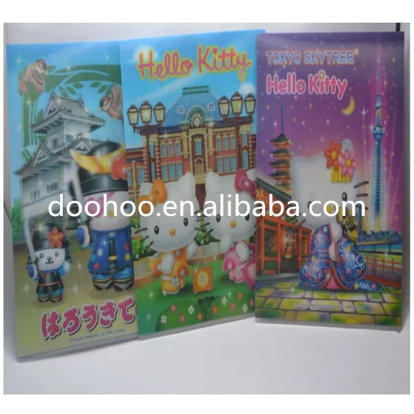 
cartoon plastic file folder cover 
