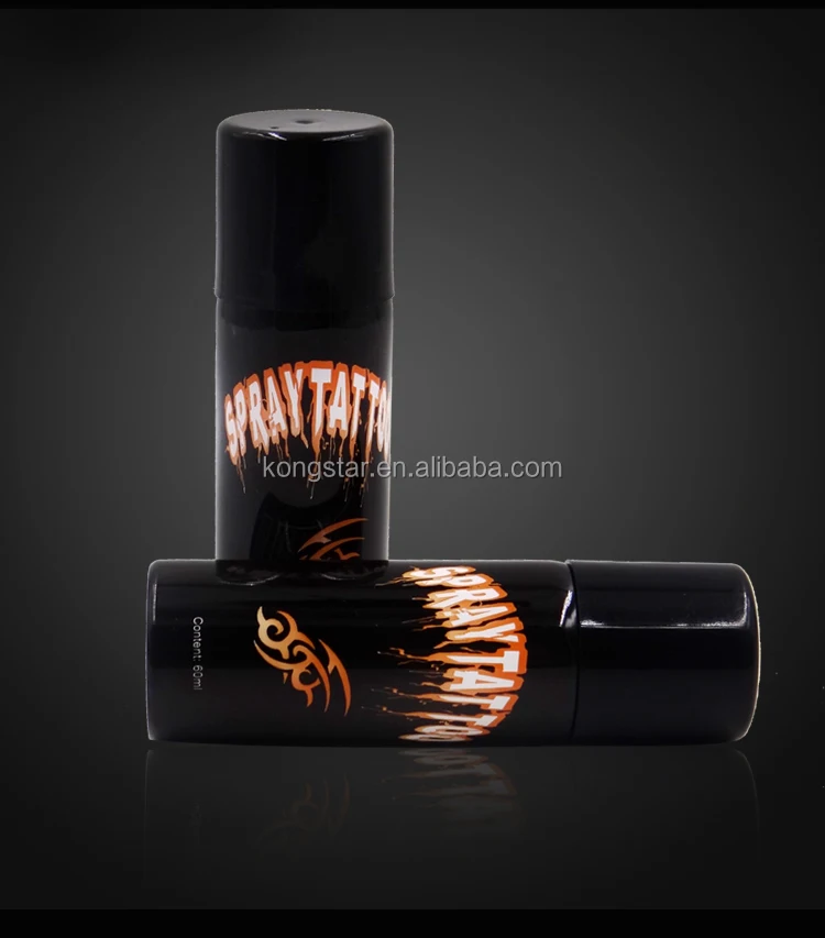 Hot sale black temporary tattoo spray for female