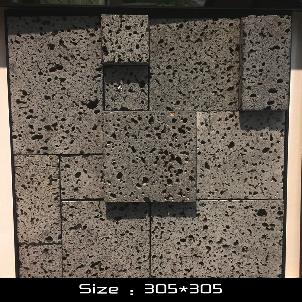 
Foshan Supplier Basalt Stone Mosaic mosaico de Basalto 