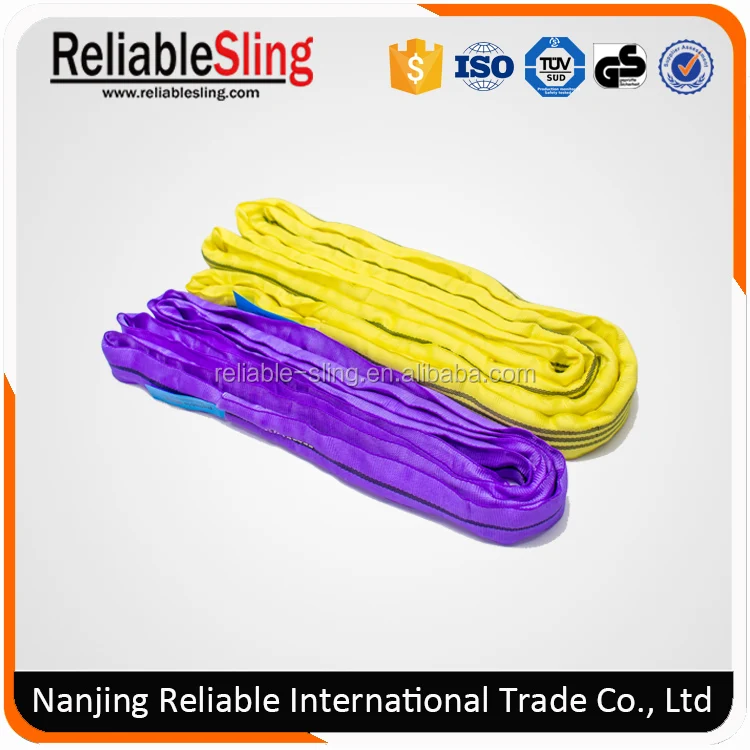
3 Ton Round Sling Machine Flat Web or Webbing Sling From China 