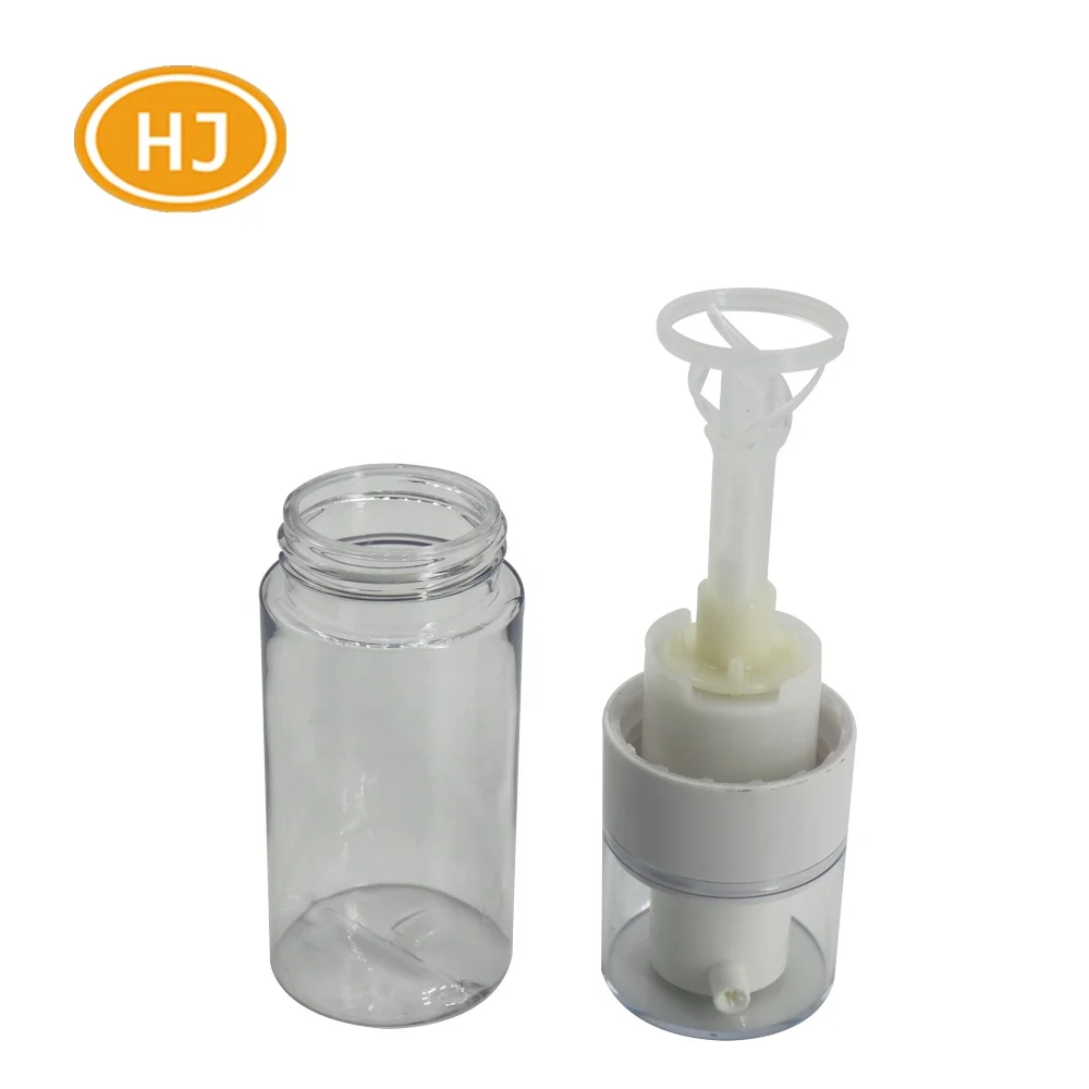Hot Sale Empty Clear 30g Talcum Powder Container Spray Bottle for Body Care