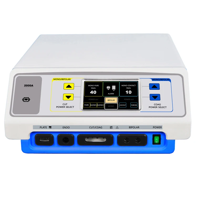 300W Medical Short Wave Surgical Electrosurgical Unit High Frequency Electrosurgery ESU Bipolar Portable Diathermy Machine