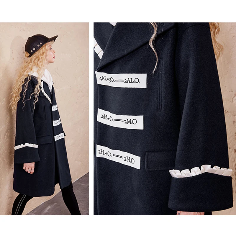 
Maxnegio Women Winter Long Coats Turkey Embroidered Fleece Jacket 