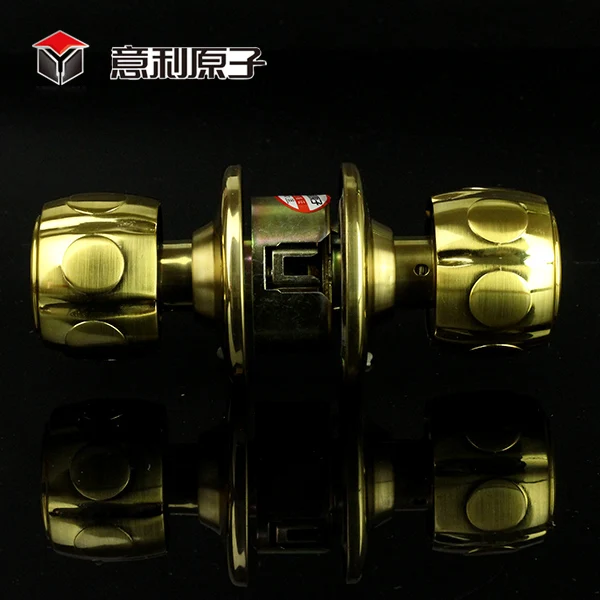 Easy to install Ten brand Chinese style sliding door locks for wooden doors Aluminium Alloy knob door lock
