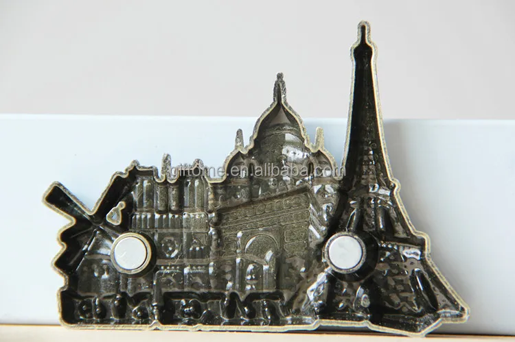 
Travel 3D Tower model building metal fridge magnet Magnetic stickers French Paris decorative refrigerator Sticker home decor 
