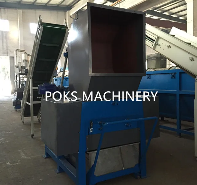 PP PE PET bottle plastic recycle grinder crusher