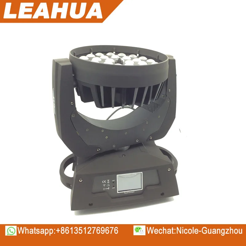 Leahua Zoom 36x10W RGBW 4in1 LED Beam Moving Head Wash Light for DJ Disco Parties Stage Lighting