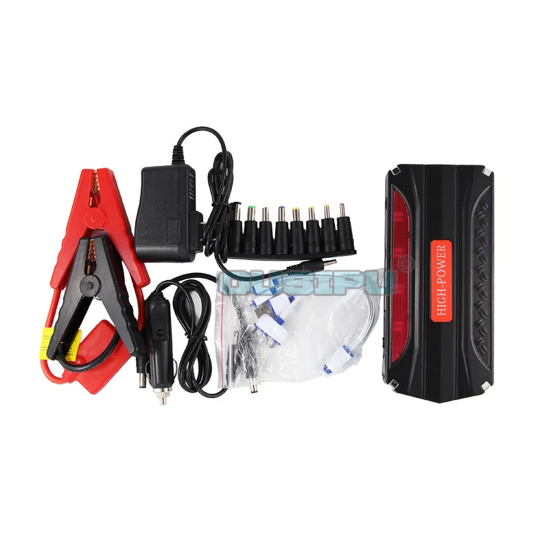Высококачественное Портативное аварийное автомобильное пусковое устройство на 68800 мА · ч с 4USB аккумулятором пусковое устройство с фонариком SOS