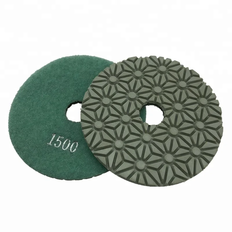 Wet or Dry Used Flexible Diamond Polishing Pads For Angle Grinder Engineered Stone Granite Marble Quartz Stone Grinding Tools
