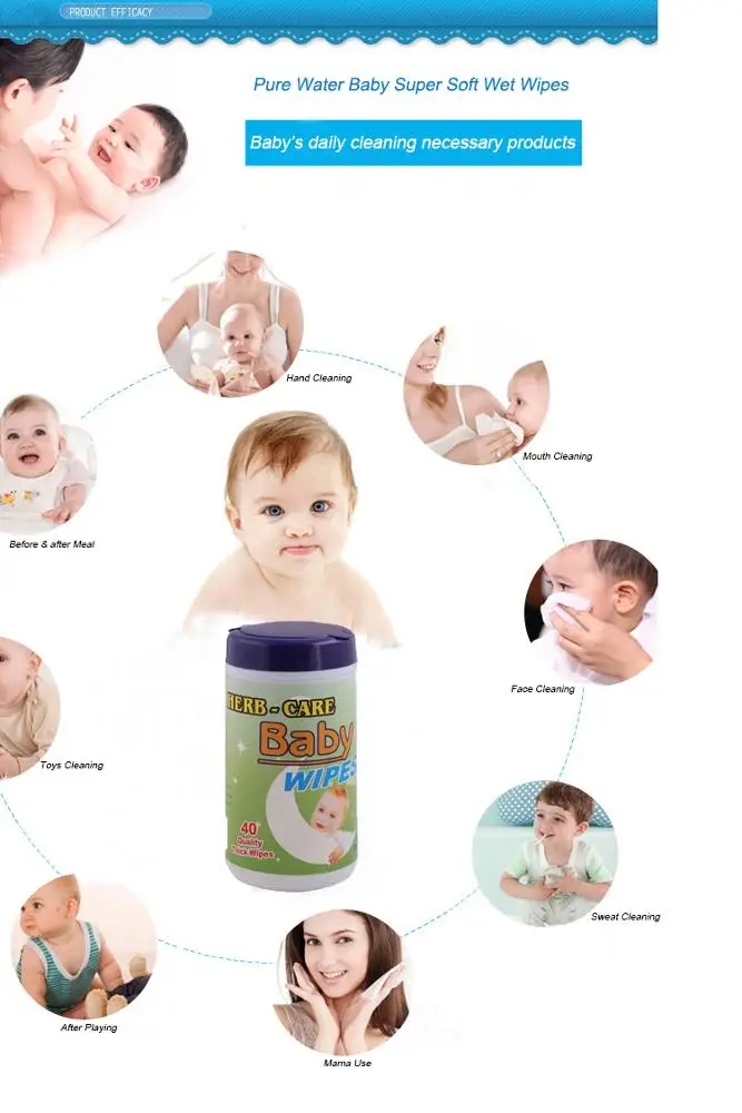 
Latest Style High Quality China Yiwu Cheap Face & Hand Individual Baby Wet Wipes Korea 