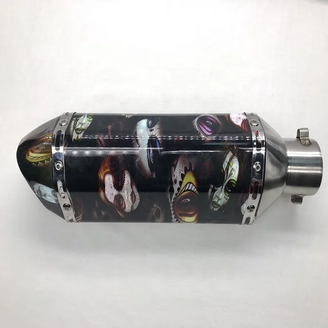 CRAZY OLD MAN modified motorcycle  exhaust muffler RY16  Hexagonal for 150-400cc motorcycle exhaust system