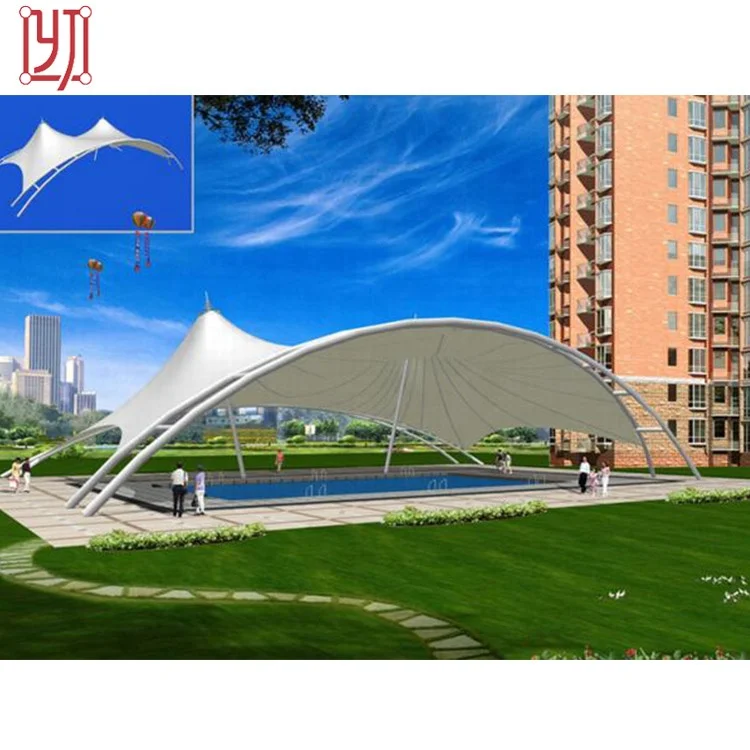 Крыша рамки решетки Prefab легкая стальная для теннисного