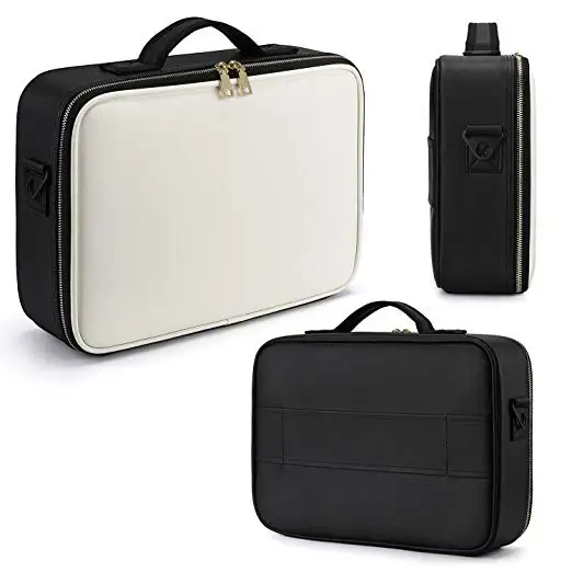 PU Leather Travel Makeup Bag Cosmetic Organizer Case Toilet Bag