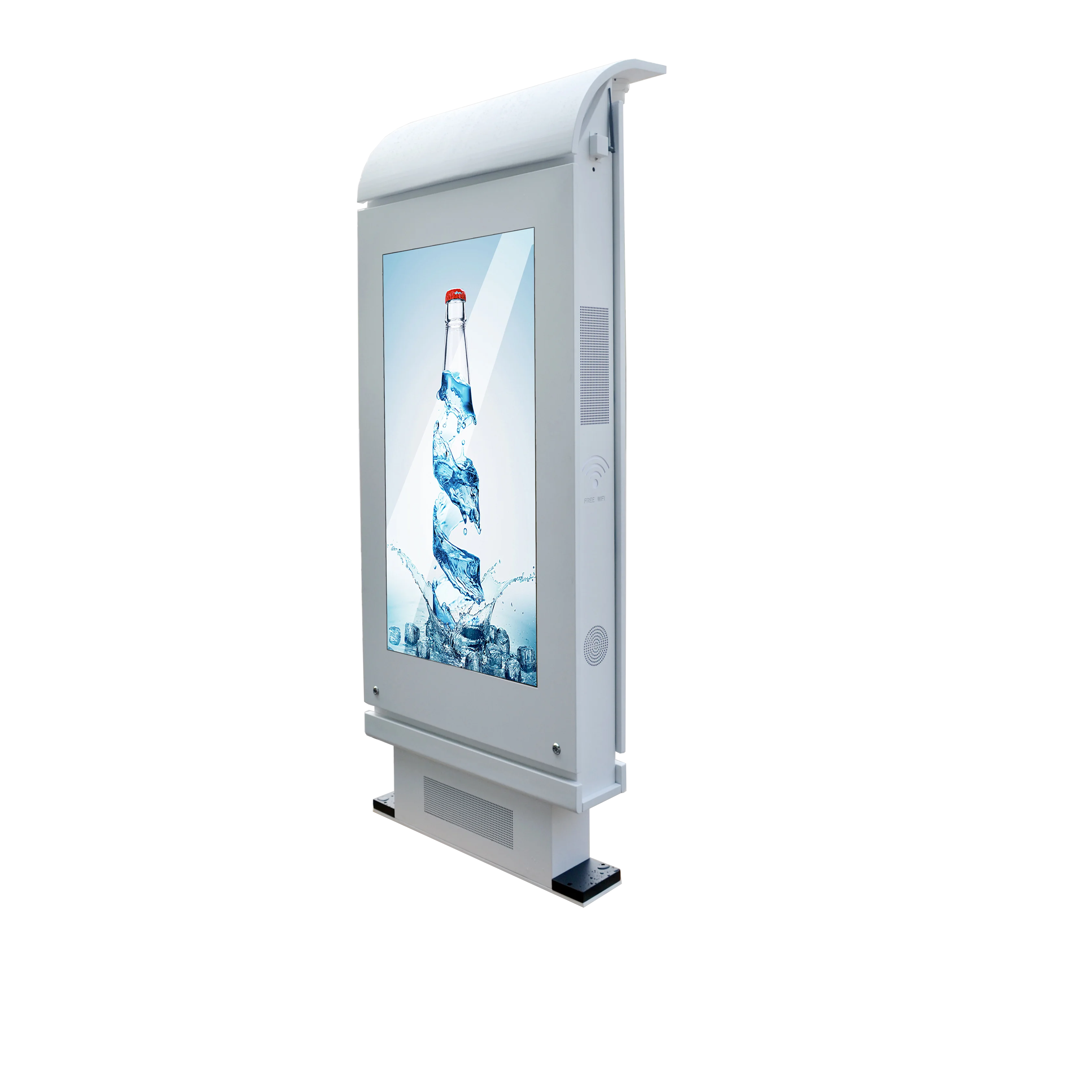 55 дюймов 65 дюймов, читаемые солнечным светом, высокая яркость, большой наружный тотем, ЖК рекламные экраны, цифровая вывеска, панели дисплея, ценовые стенды