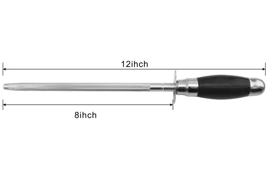 Diamond Carbon Steel Professional Knife Sharpener Rod