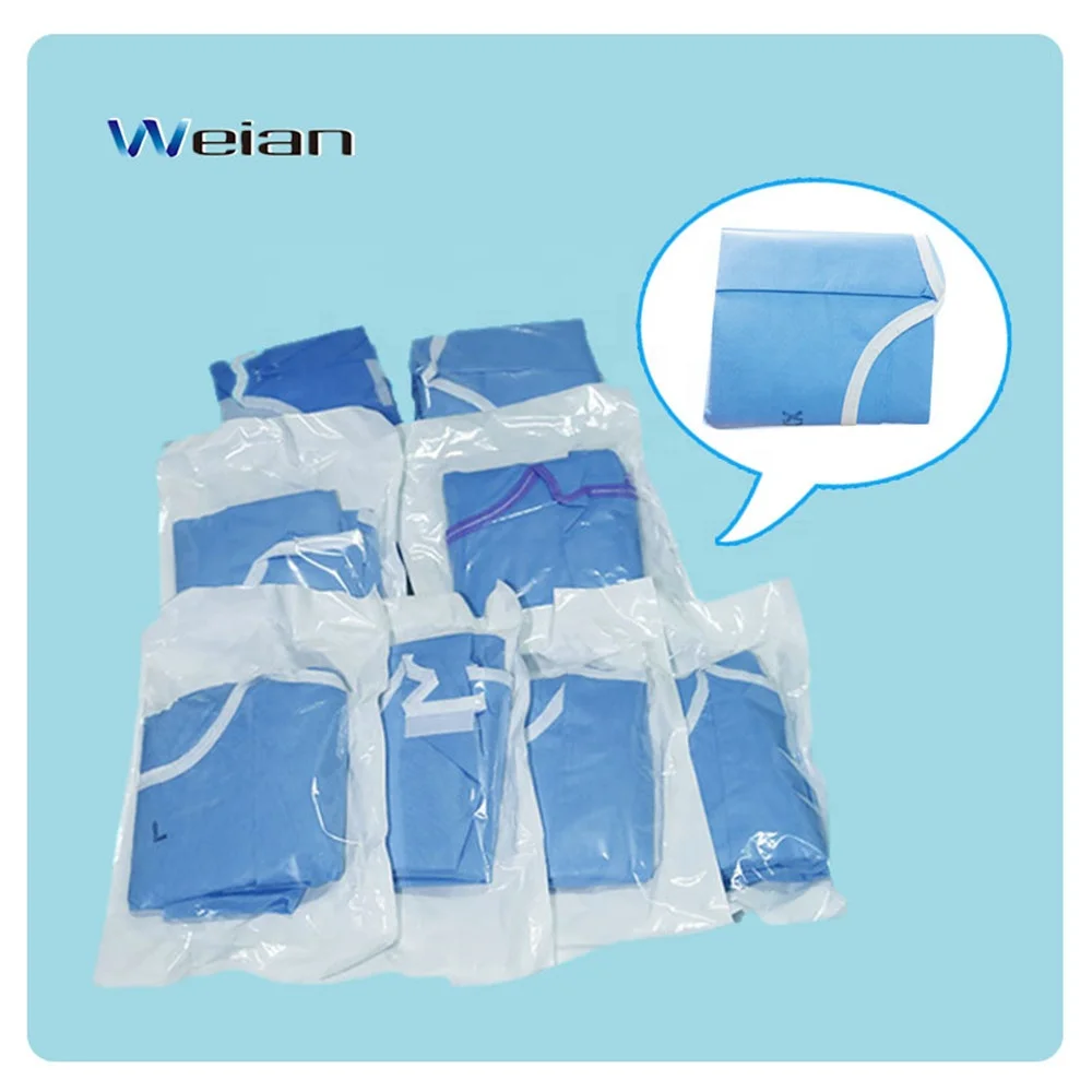 Одноразовый хирургический халат с теплоизоляцией