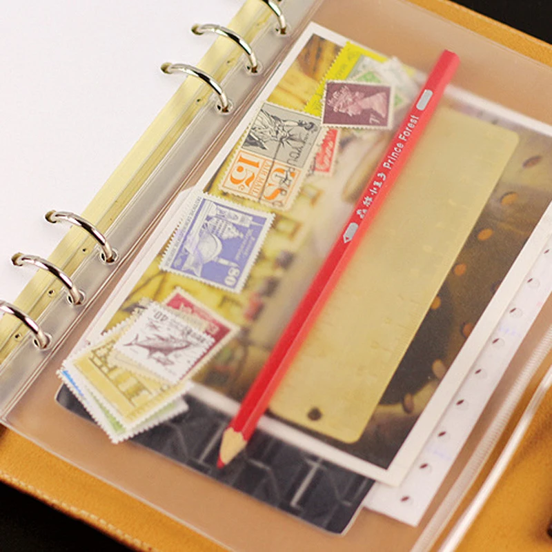 A6 Storage bag promotional price office school student stationery product wholesale loose leaf ring binder