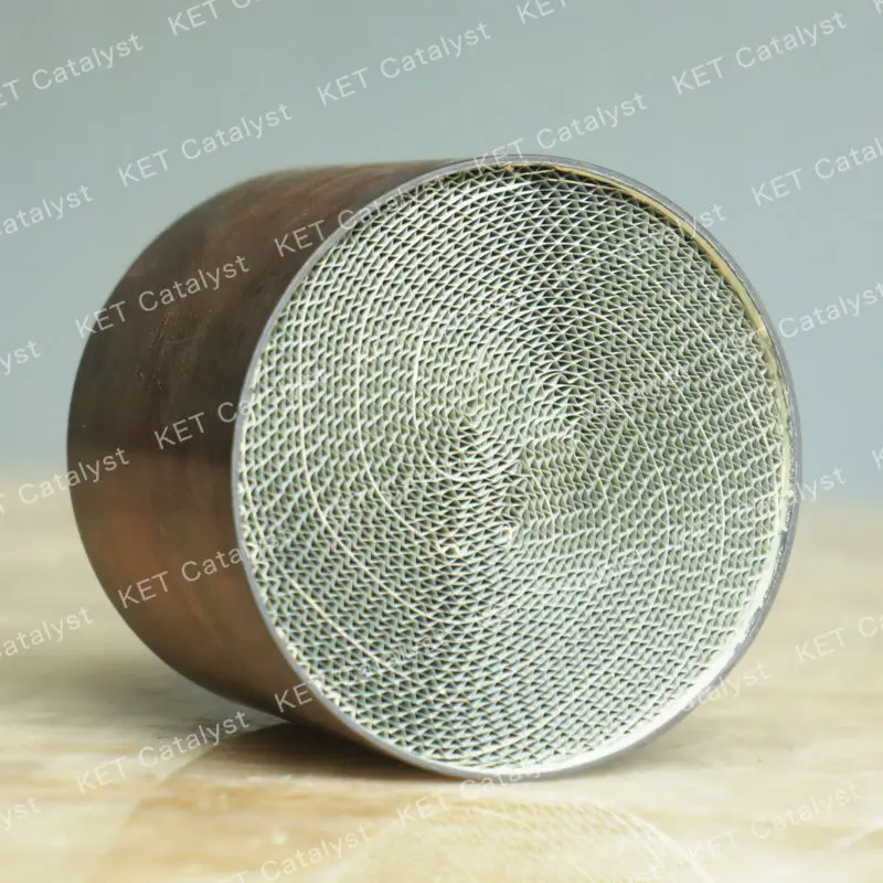 KET auto parts PGM honeycomb metal substrate catalyst caoting catalytic converter for gasoline cars