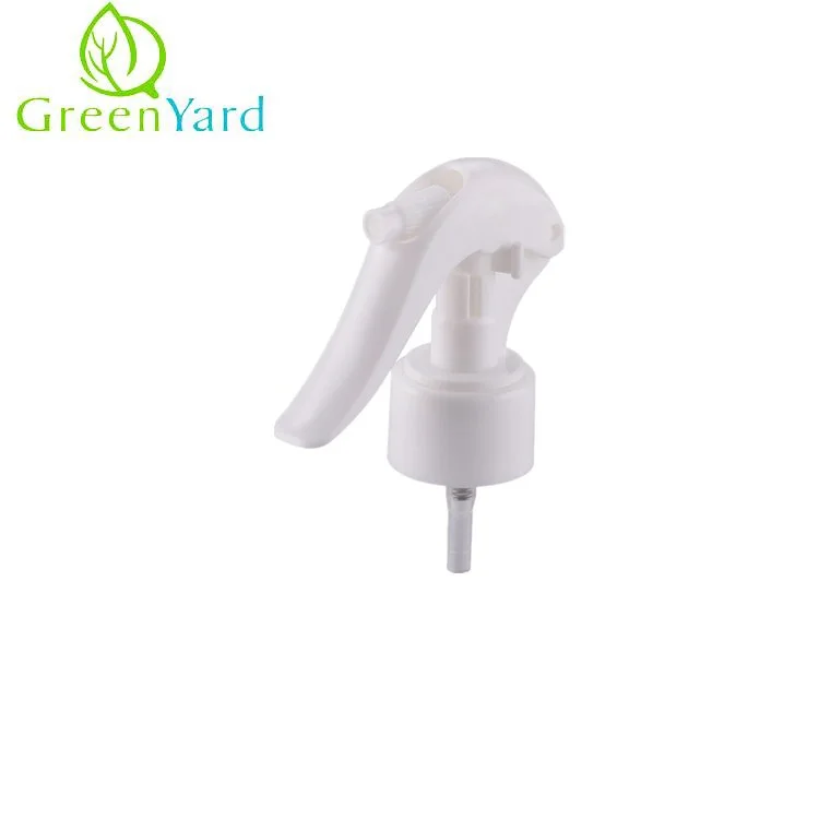 Mini Trigger Sprayer 28mm 24mm Hand Pump Sprayer Part White Plastic 10000pcs 0.2 ML/T Smooth/ribbed 1000pcs/carton GY-109