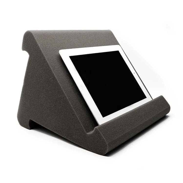 Portable Triangle Tablet Pillow Holder Stand Stylish sponge Wedge Pillow Angled Cushion for PC Tablet mobile phone