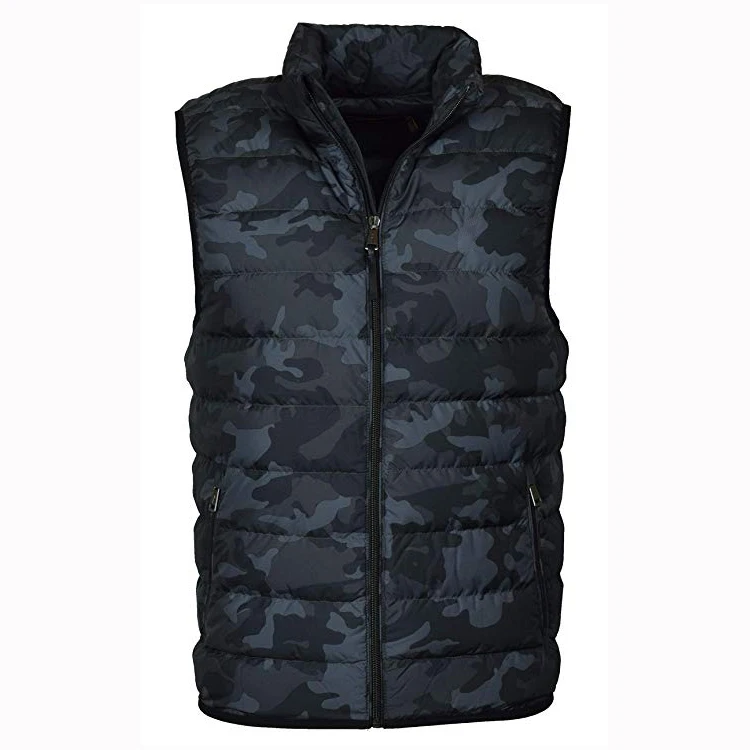 LS565 зимний мужской пуховой жилет без рукавов с перьями