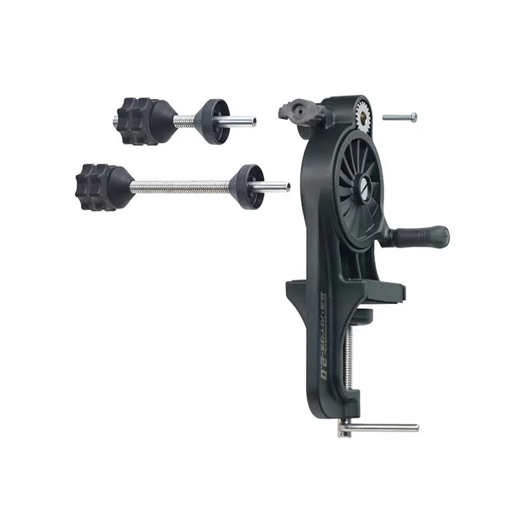 Safety three ball bearings  fishing line counter reel for single spool and coupling spool use