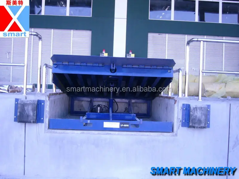 
10T Stationary electric hydraulic cylinder dock levelers 