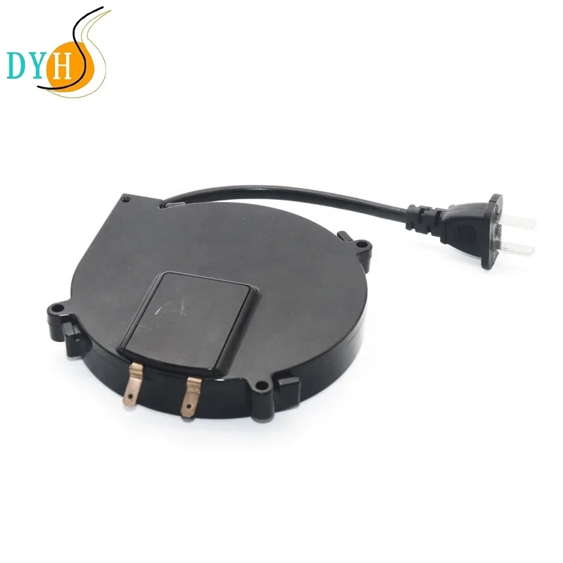 2M power cord mini retractable winding cable reel