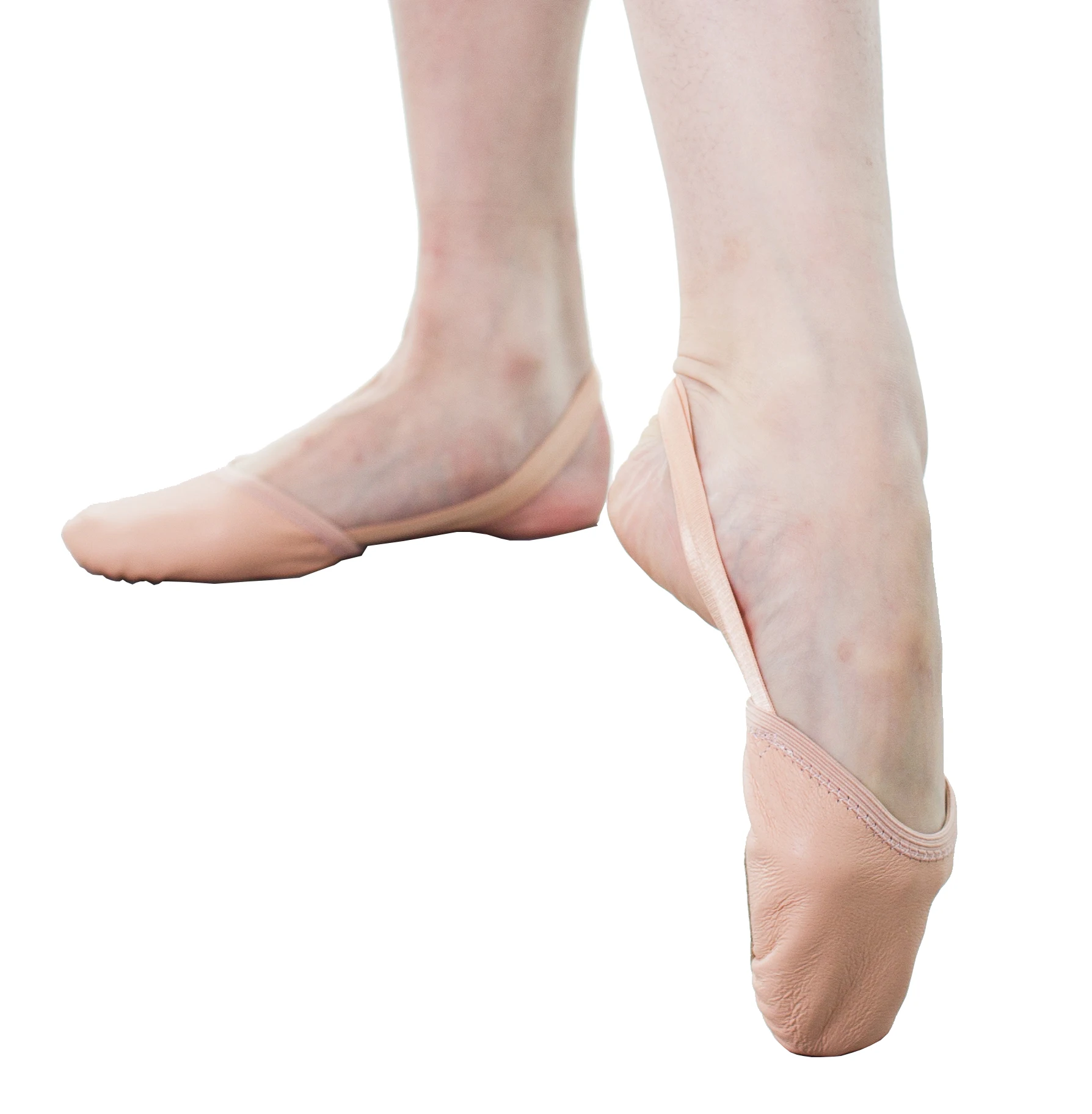 JW Girls Women Half Sole Dance Leather Ballet Shoes