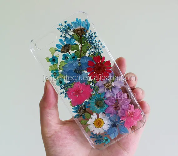 new arrival hot sale Real natural flower case for samsung s9 s9 plus S8 S7 NOTE 8 NOTE 9 10
