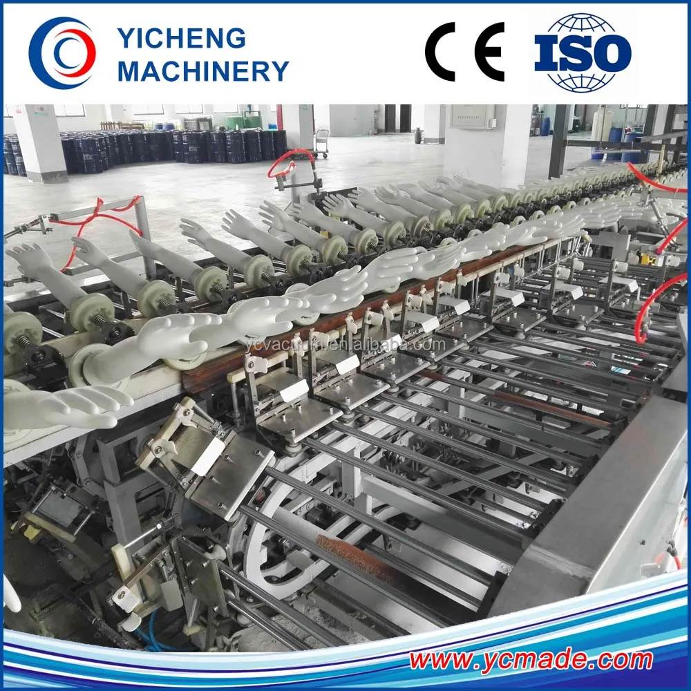 Высокая производительность одноразовые хирургические латексные перчатки производственной