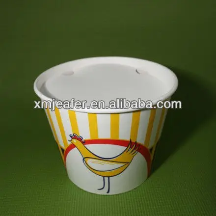 85 унций, корзина для жареной курицы с бумажной крышкой