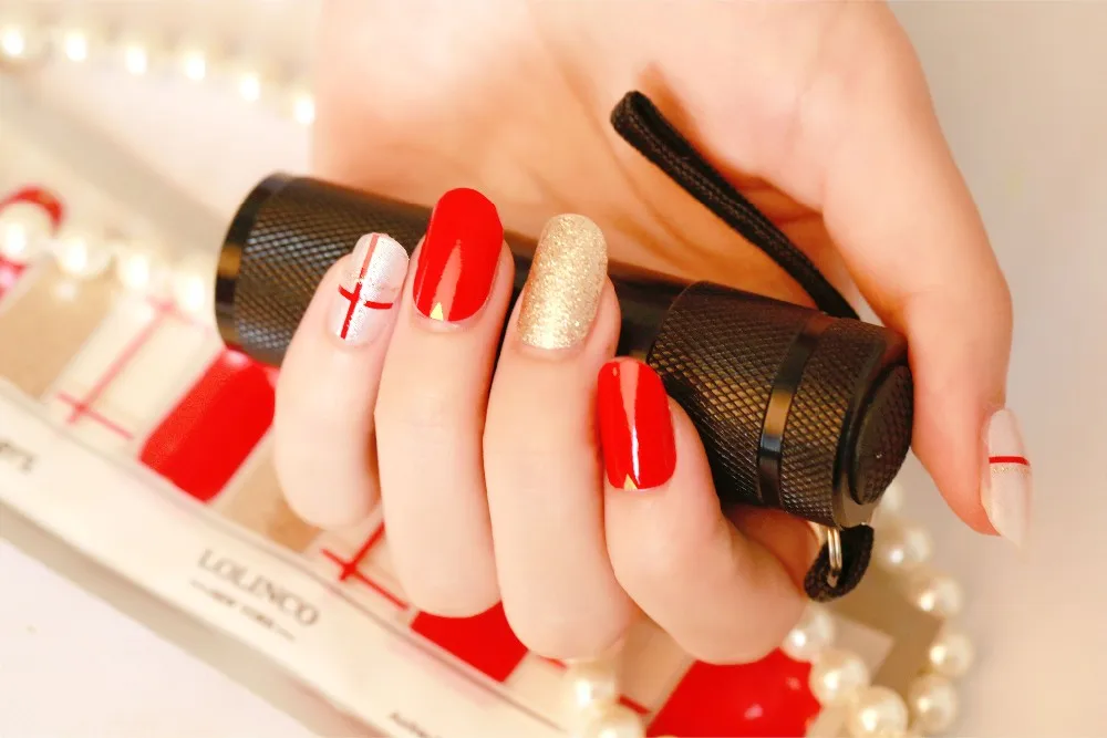 2023 nail design stickers image gel nail polish wraps/ sticker