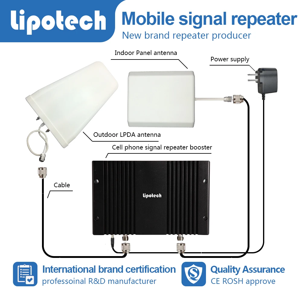 LIPOTECH DCS 3 г мобильный сигнал повторителя booster для рабочих мест с заводской цене 1800 мГц крытый ретранслятор