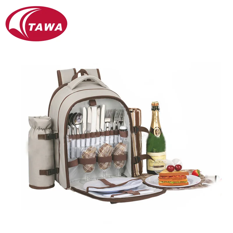 Наружная изолированная сумка для пикника на 4 человека, рюкзак для пикника