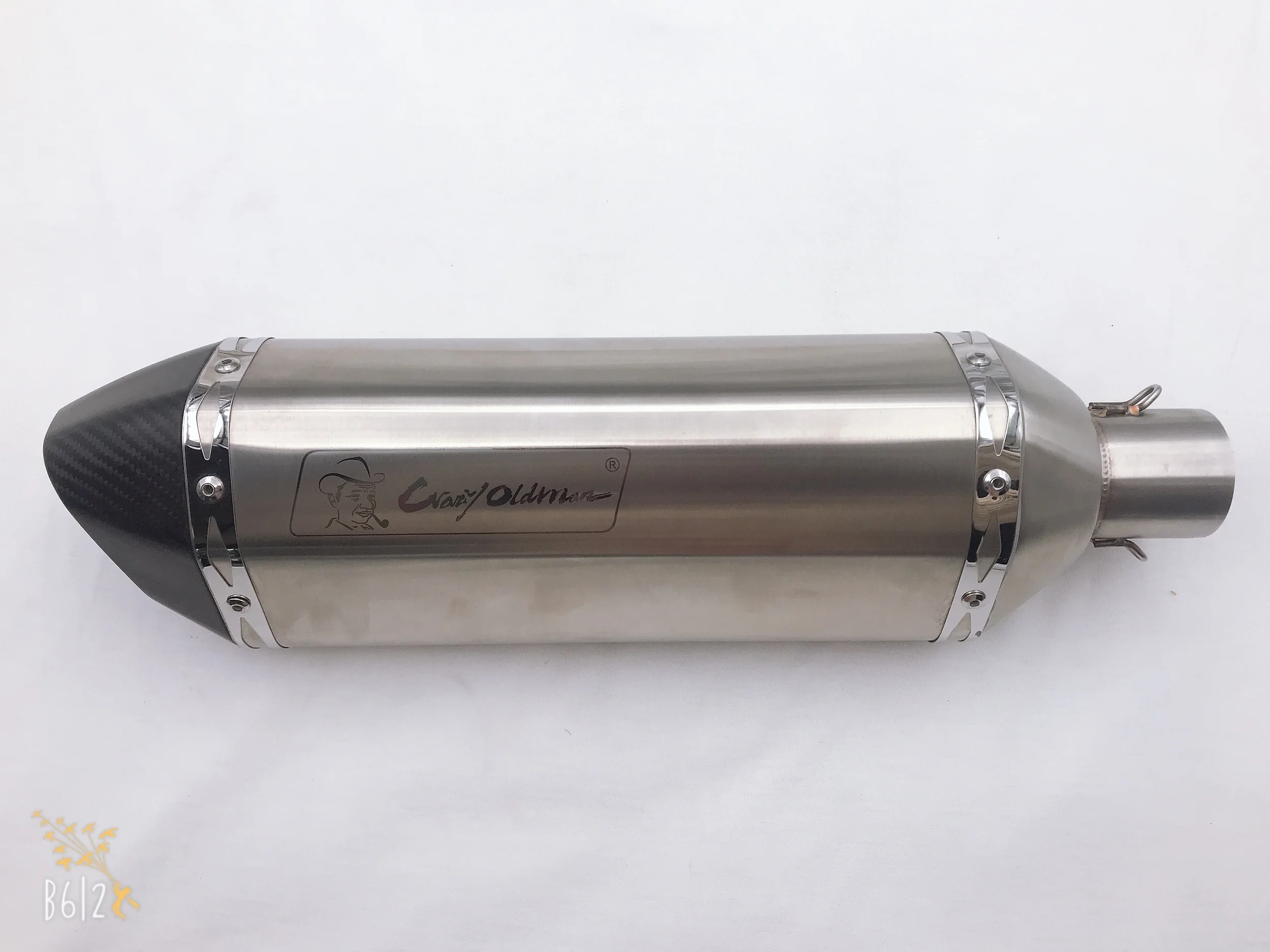 CRAZY OLD MAN motorcycle exhaust muffler modified motor exhaust pipe for 150-1000cc L130