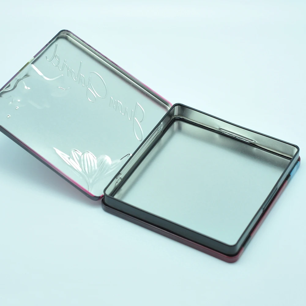 Tin box Square CD treasure tin case cover CD case