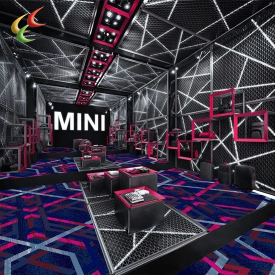 customized night club nylon printed carpet