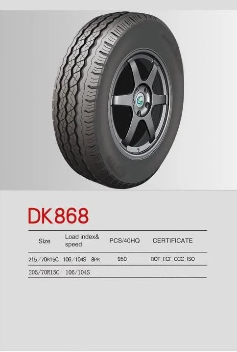 Double king 205/70R15LT Shuangwang tyre factory Light truck tyre in most competitive price